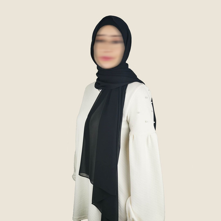 Korean chiffon hijab