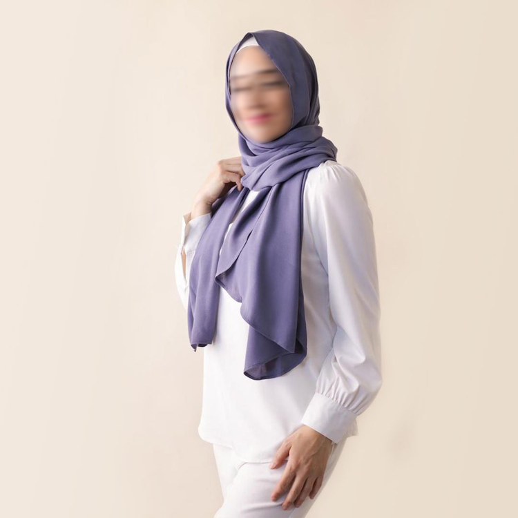 Viscose crepe hijab