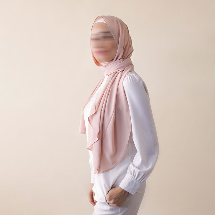 Georgette chiffon hijab