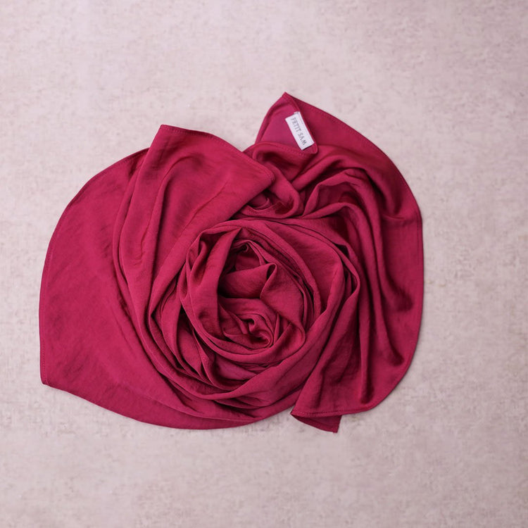 Satin chiffon hijab