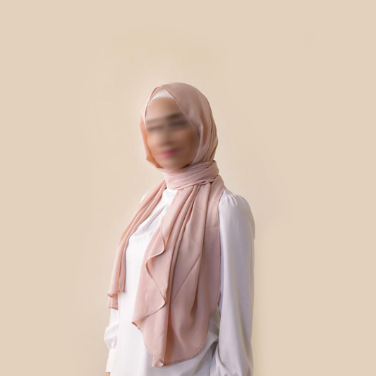 Satin chiffon hijab